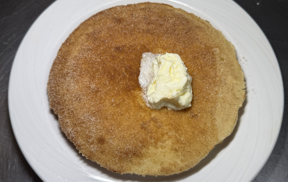 Churro pancakes