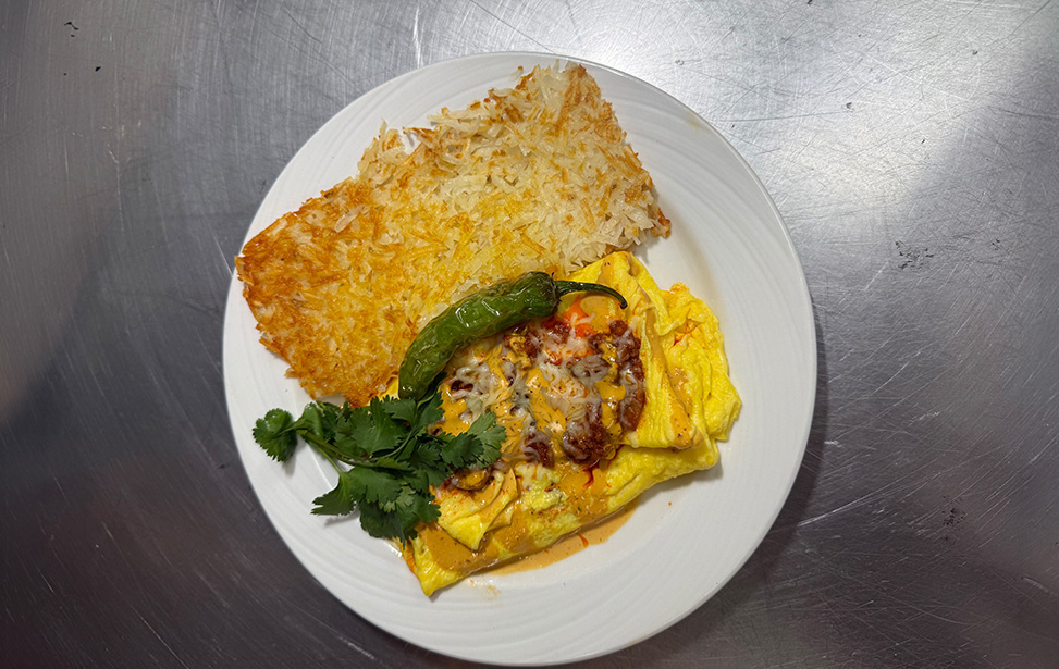 The Mexican omelette