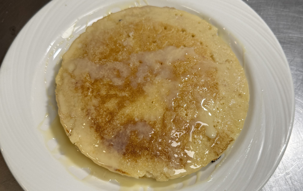 Tres leches pancake