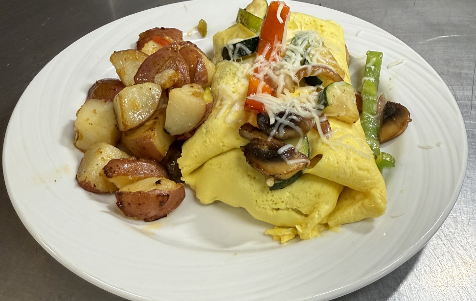Veggie omelette